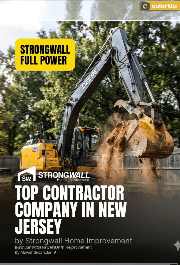 Strongwall Home Improvement contractor ad creative made with Raddivus