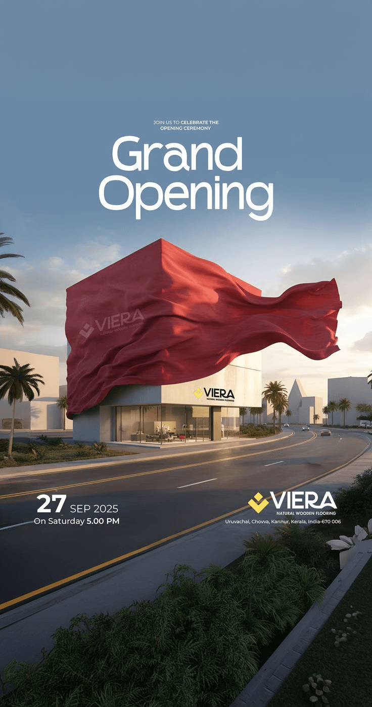VIERA grand opening ad creative made with Raddivus